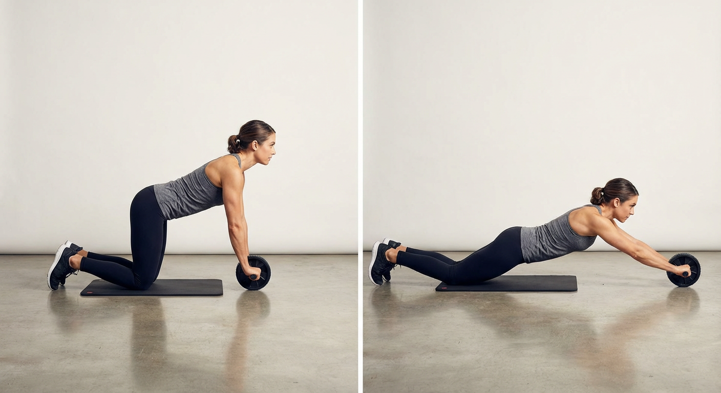 Ab Wheel Rollout, coreoefening