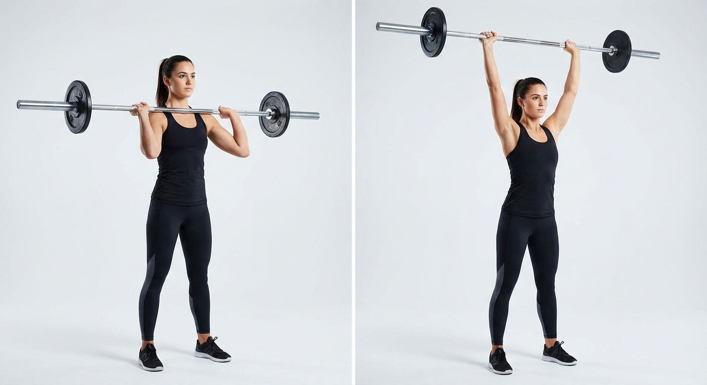 Military Press, shoulder exercise