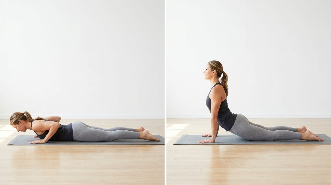 Cobra Stretch, lower back exercise