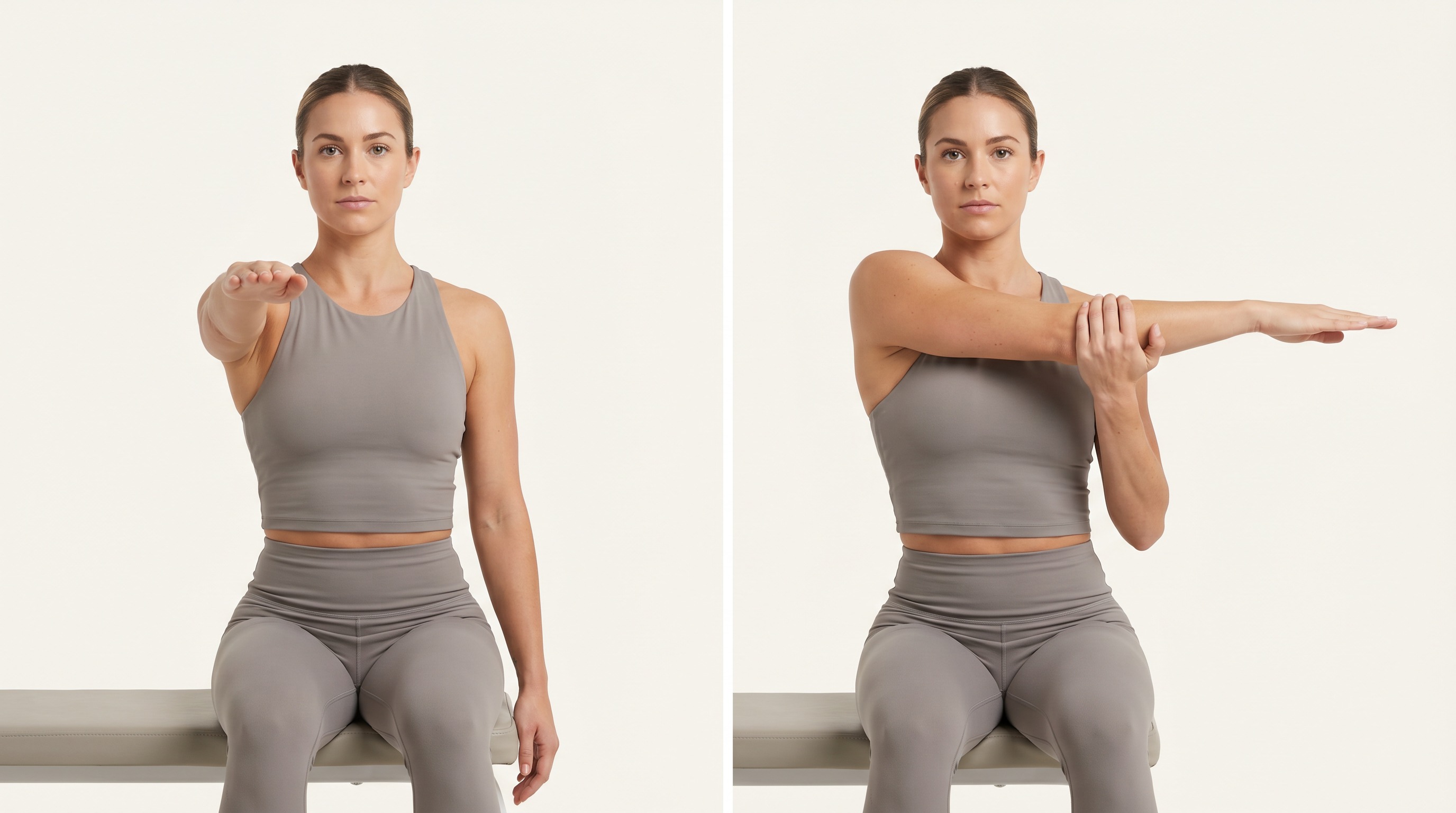 Cross-Body Shoulder Stretch, schouderoefening