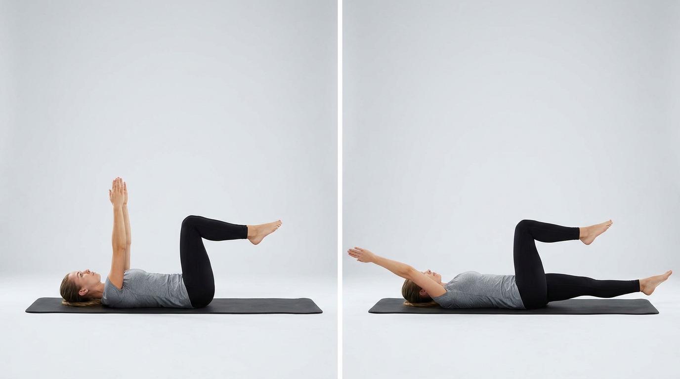 Dead Bug, lower back exercise