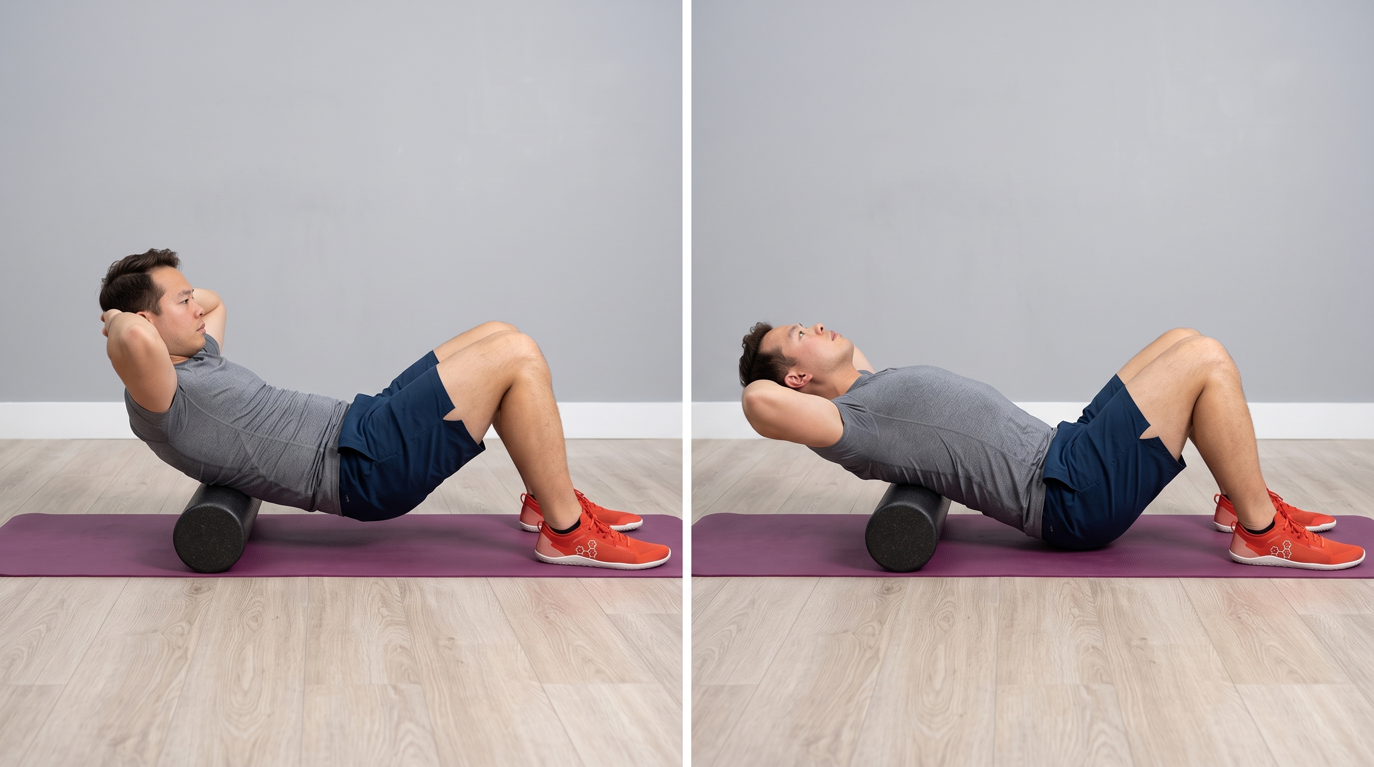 Thoracale Extensie op Foam Roller, middenrugoefening
