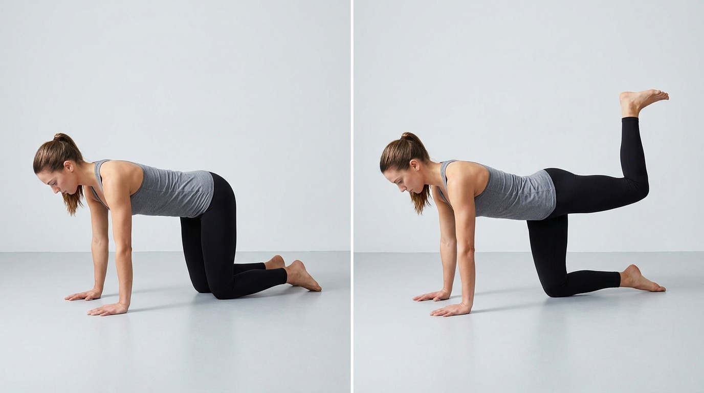 Glute Kickback, heupoefening