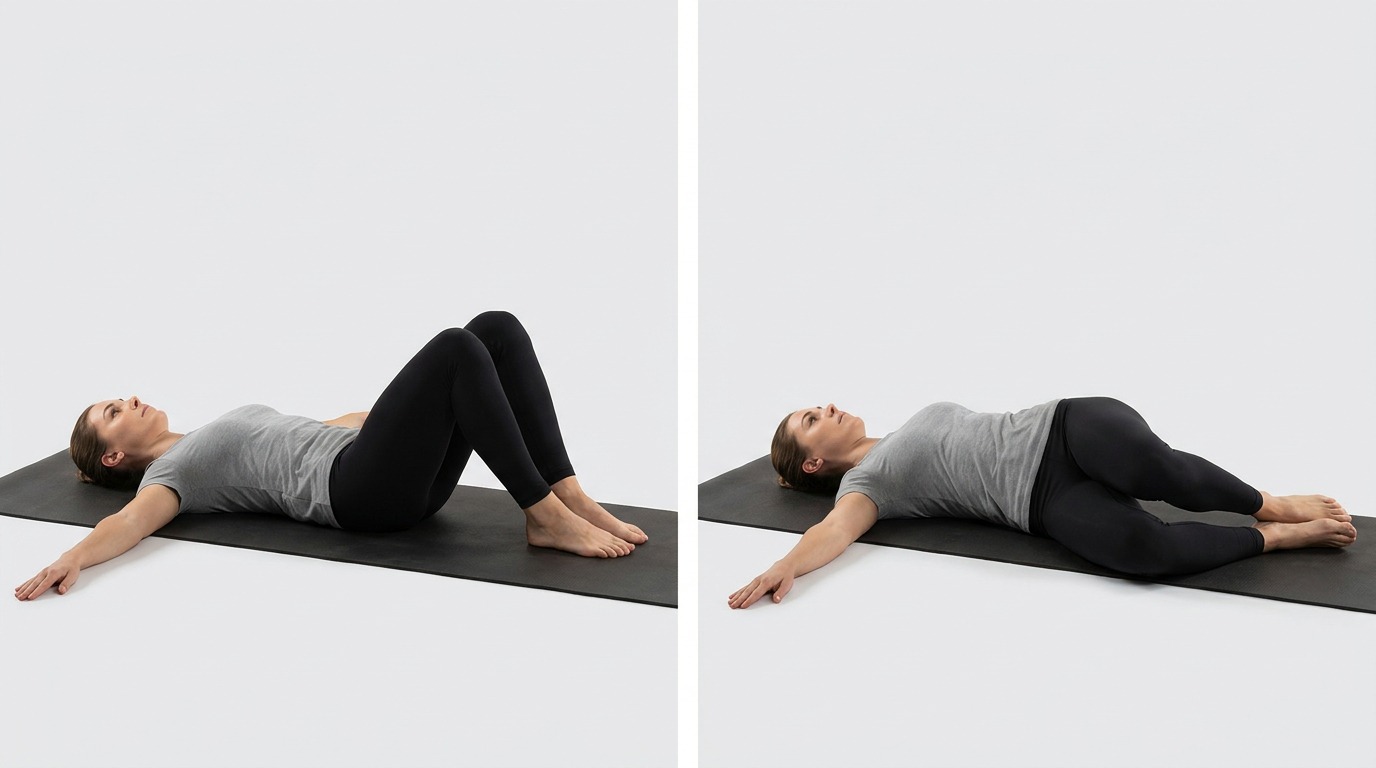 Lower Trunk Rotation, lower back exercise