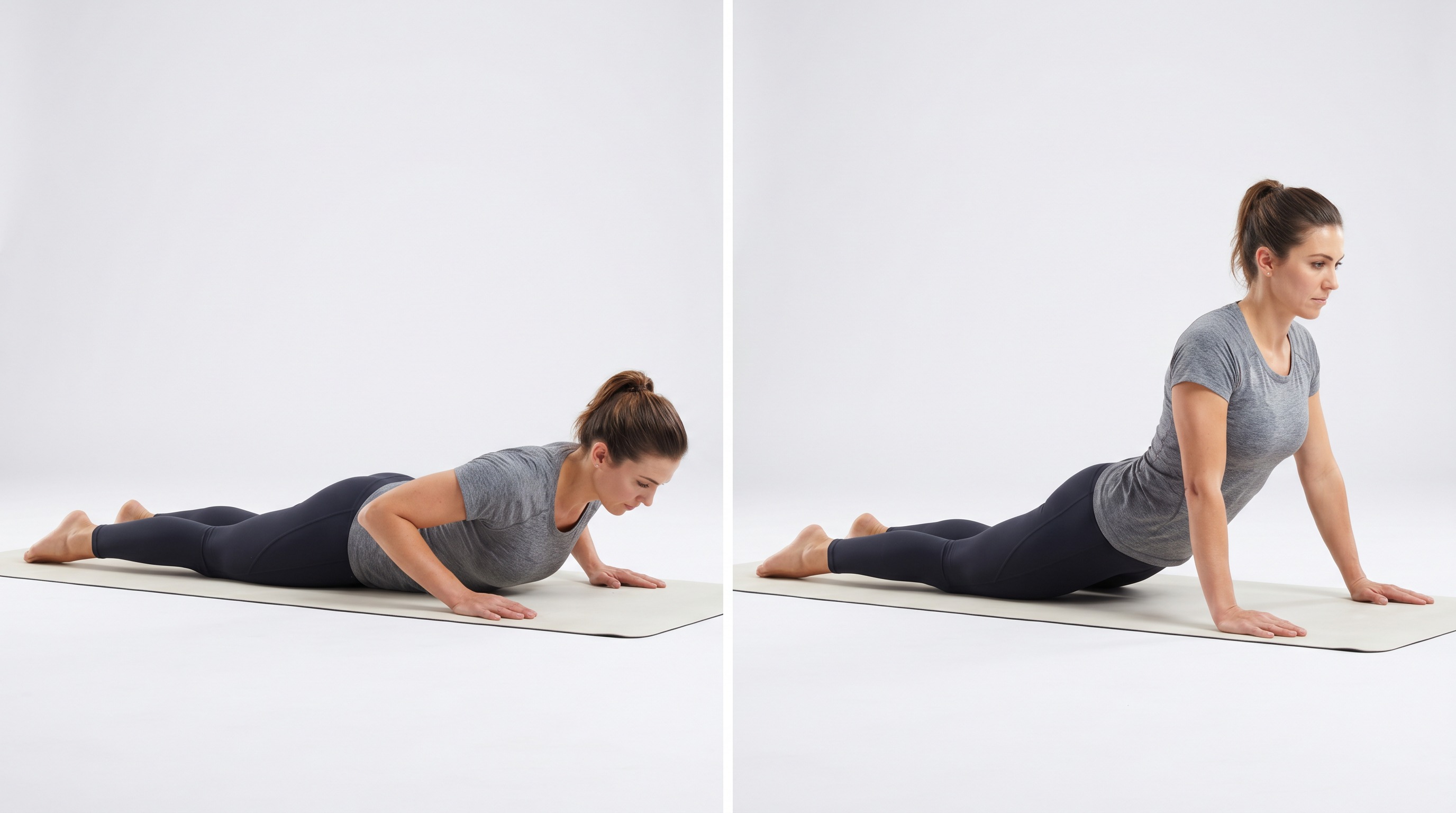 Prone Press-Up, lower back exercise
